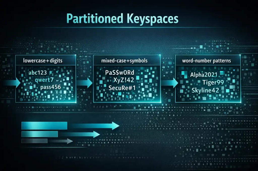 Partitioned keyspaces